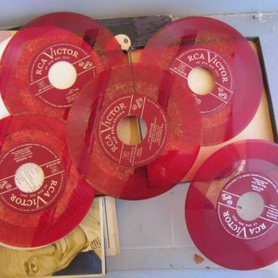 (20) 45 Records includes 5 RED RCA VICTOR, Brigad ...