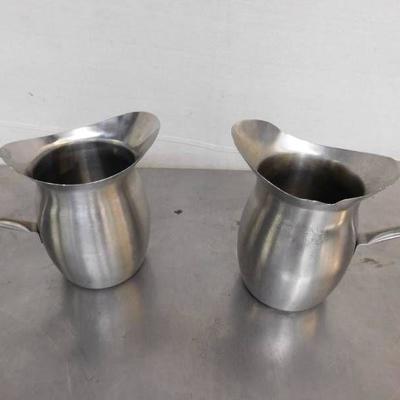 2 Volrath Stainless Steel Water Pitchers