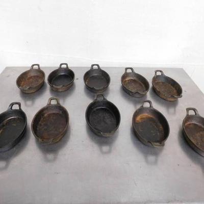 10 Cast Iron Oval Bakeware