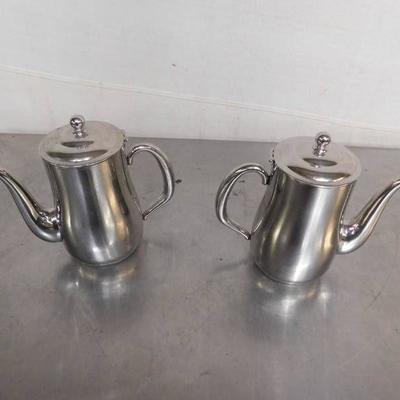 2 Stainless Steel Water Pitchers