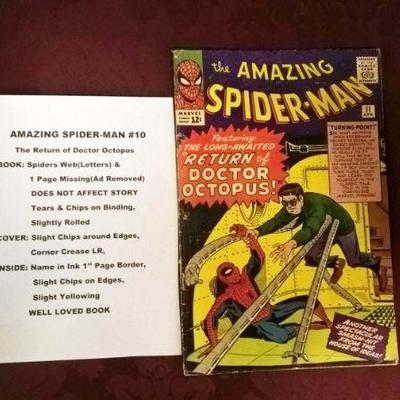 AMAZING SPIDER-MAN #10 â€“ The Return of Doctor Octopus
BOOK:	Spiders Web (Letters) and 1 Page Missing (Ad Removed) â€“ Does Not Affect...
