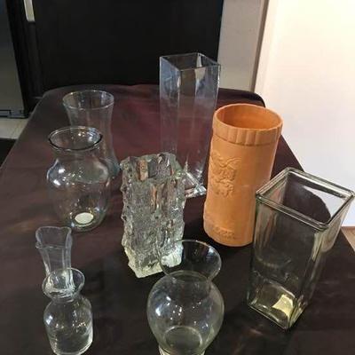 Glassware Vases and Wine Cooler