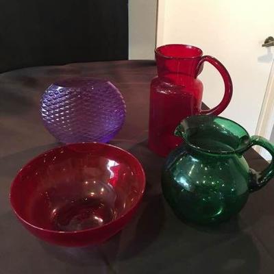 Colorful Glassware