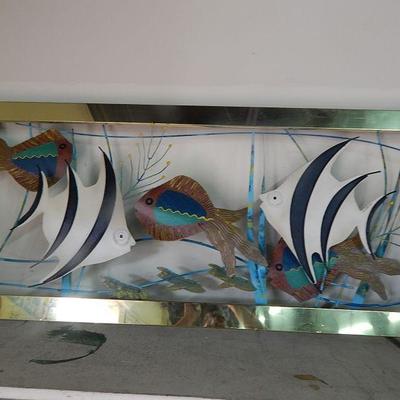 Curtis. Jere Tropical Fish Wall Sculpture