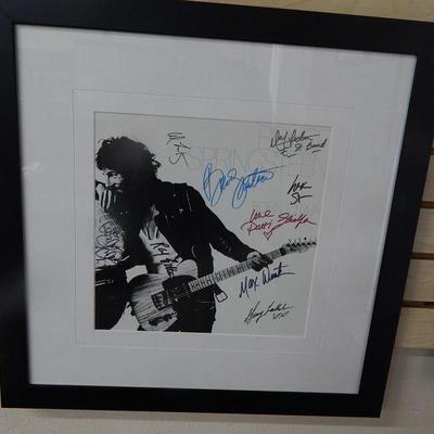 Bruce Springsteen signed Albums