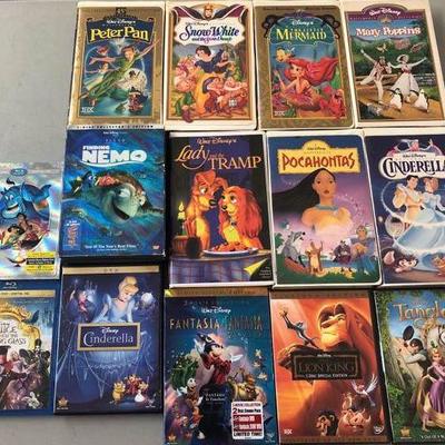 DDD010 Disney Movies on DVD & VHS