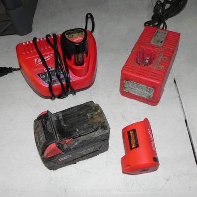 Milwaukee Battery Chargers and Batteries
