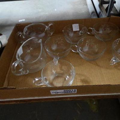 Set of 8 Glass Dishes