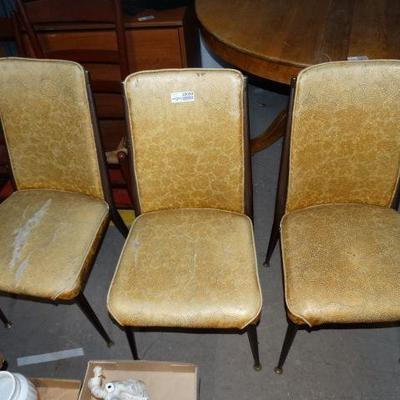 Set of 3 Mid-Century Dining Chairs