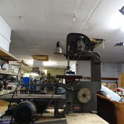 Vintage Tabletop Electric Bandsaw and Scrollsaw