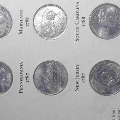 (50) State Quarters, in Collection Book