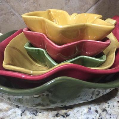 Fall Leaves Serving Platters 
