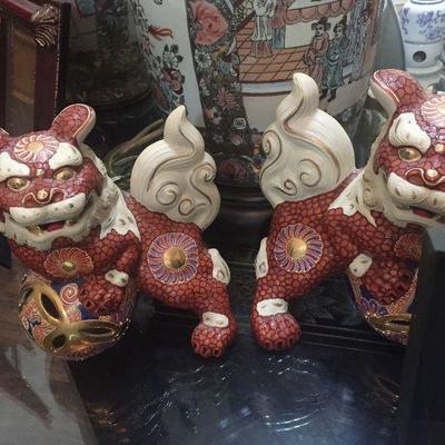 Pair of Foo Dogs 