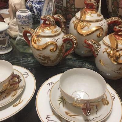 Dragon Style Tea Set 