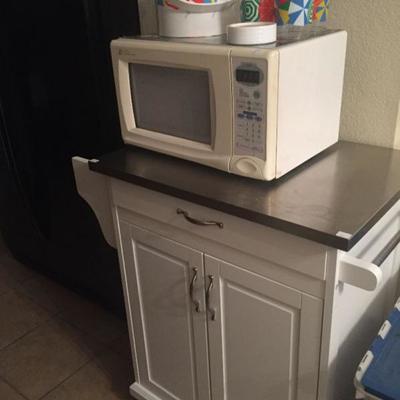 Micro Wave Stand and Microwave 