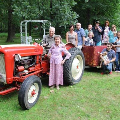 The tractor is a Model 600 Ford 1962. In this sale it is a BID item--that is during the time before the end of the By Appointment Sale...