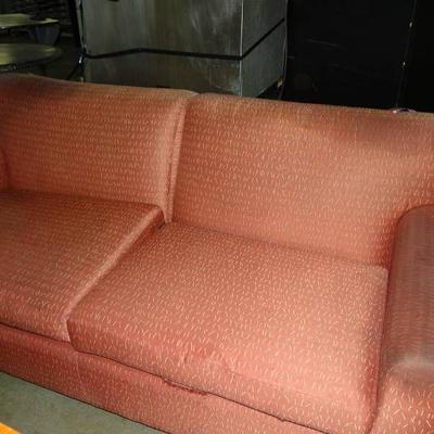 6FT Red Couch
