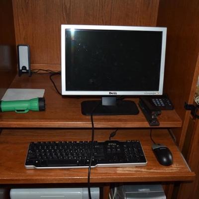 Computer, Monitor, Keyboard, & Mouse