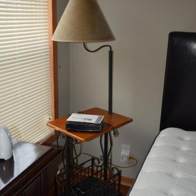 Floor Lamp with Table & Stand