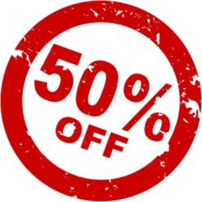 HAPPY SUNDAY !! It's 50% off day of tagged prices - Reserved Tags are not dis-countable 