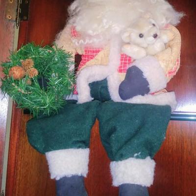 Raggidt Edges Vintage Santa created by Cindy Roberts $25.00