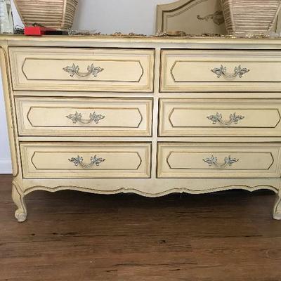 French Provincial Style Dresser with Mirror Price $50 