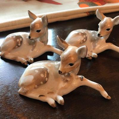 Asian Deer Porcelain figurine ESTATE SALE PRICE $6 each