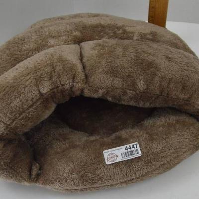 Brown Cat House Bed