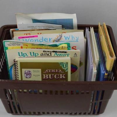 Basket of Children's Books (Approximately 45)