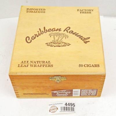 Caribbean Rounds Cigar Box