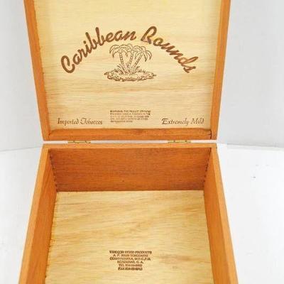 Caribbean Rounds Cigar Box.