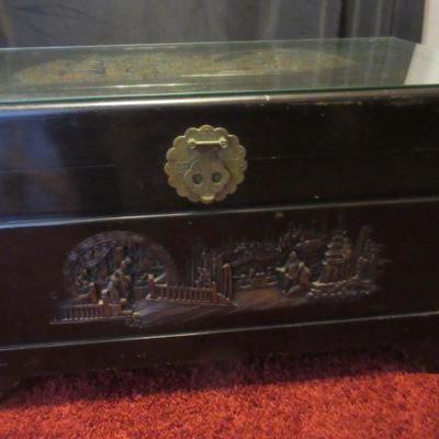 Carved Chinese Chest
