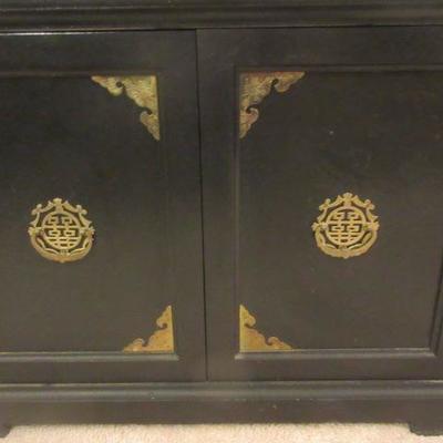 Vintage Oriental side cabinet