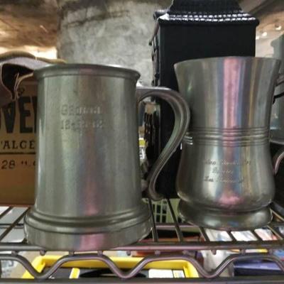 Pewter Mugs, Halloween Candle Holder, Other MIsc.