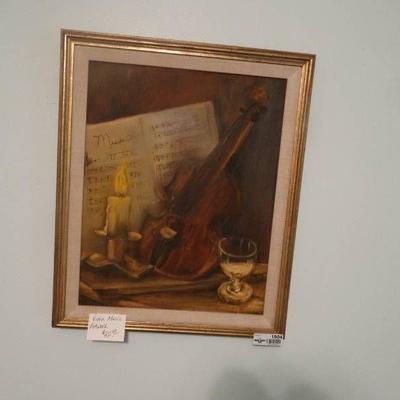 Violin music artwork.