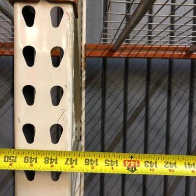 Lot of (5) pallet racking sections - 6 uprights, b ..
