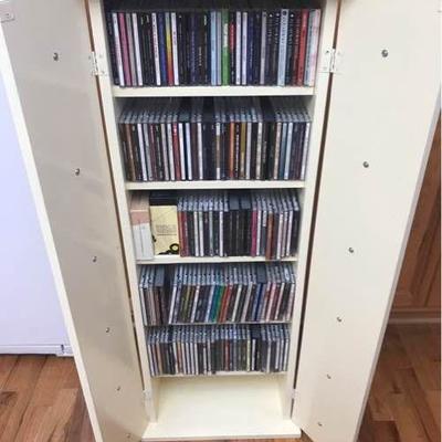 Cabinet with CD's
