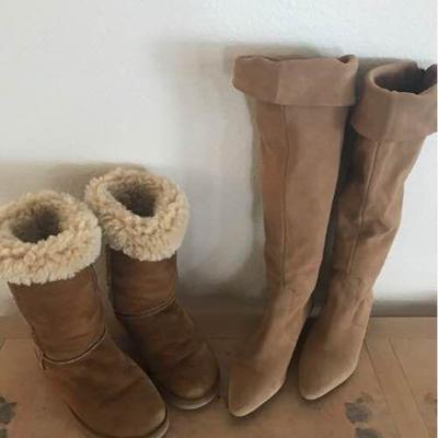 Like New Ladies Ugg and Talbots Suede Boots