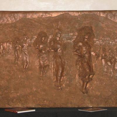Bronze Bas Relief by Glenna Goodacre
