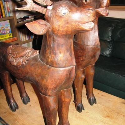 Antique Temple Guard Deer