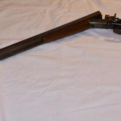 H. W. Richards Double Barrel 12 Gauge Shot Gun 