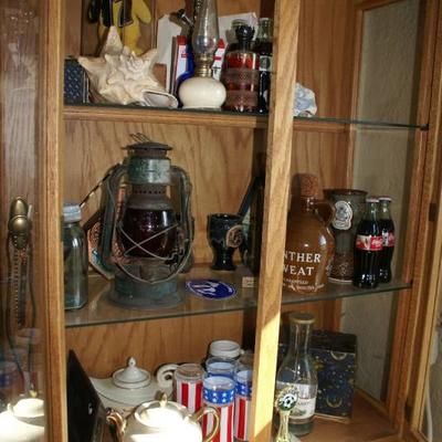 Items inside China Cabinet