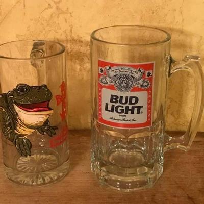 Set of 2 Beer Mugs--Budweiser This Bud's for You F ...