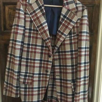 Lee Wald Vintage Plaid Jacket (good condition)