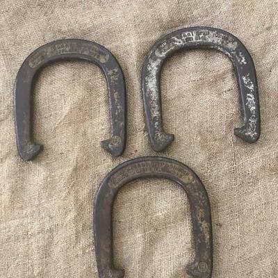 Set of 3 vintage hammered forged Oshkosh official ...