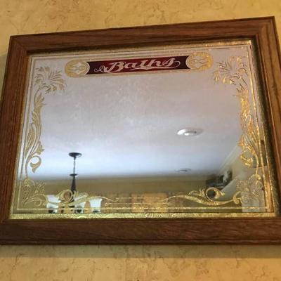 Antique Bath Mirror with wood frame