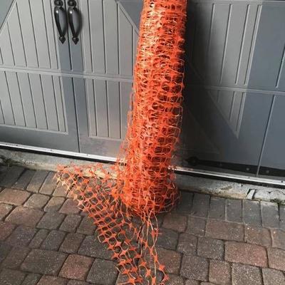 Orange Plastic Construction Fencing