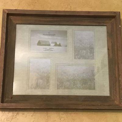 Barnwood frame with matte (4 openings)