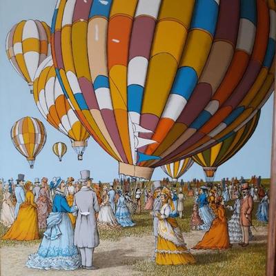Hot Air Balloons by H. Hargrove