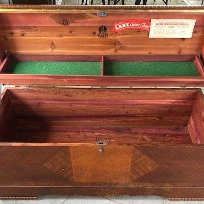 1930s Waterfall cedar chest